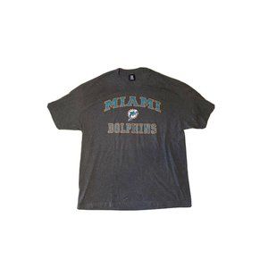 VINTAGE LOGO MIAMI DOLPHINS FOOTBALL TSHIRT LARGE